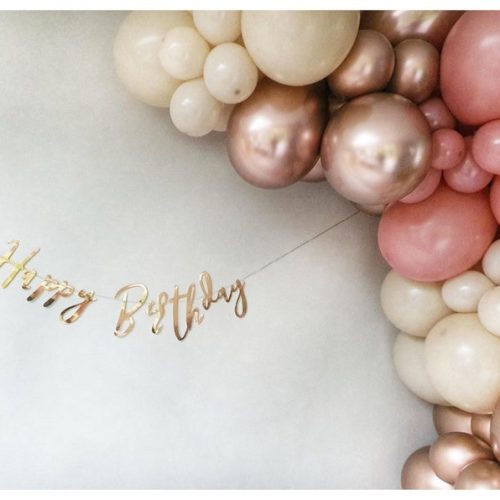 Gold Balloon Garland
