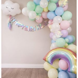 Pastel Rainbow Birthday Party Kit